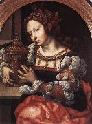 GOSSAERT, Jan (Mabuse) Lady Portrayed as Mary Magdalene sdf oil painting